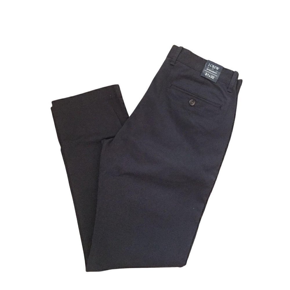 NEW J. Crew Men’s Straight-Fit Flex Khaki Pant, 31x32